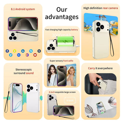 I-17 - Mini Smart Phone 5G (1 Year Manufacture Warranty).